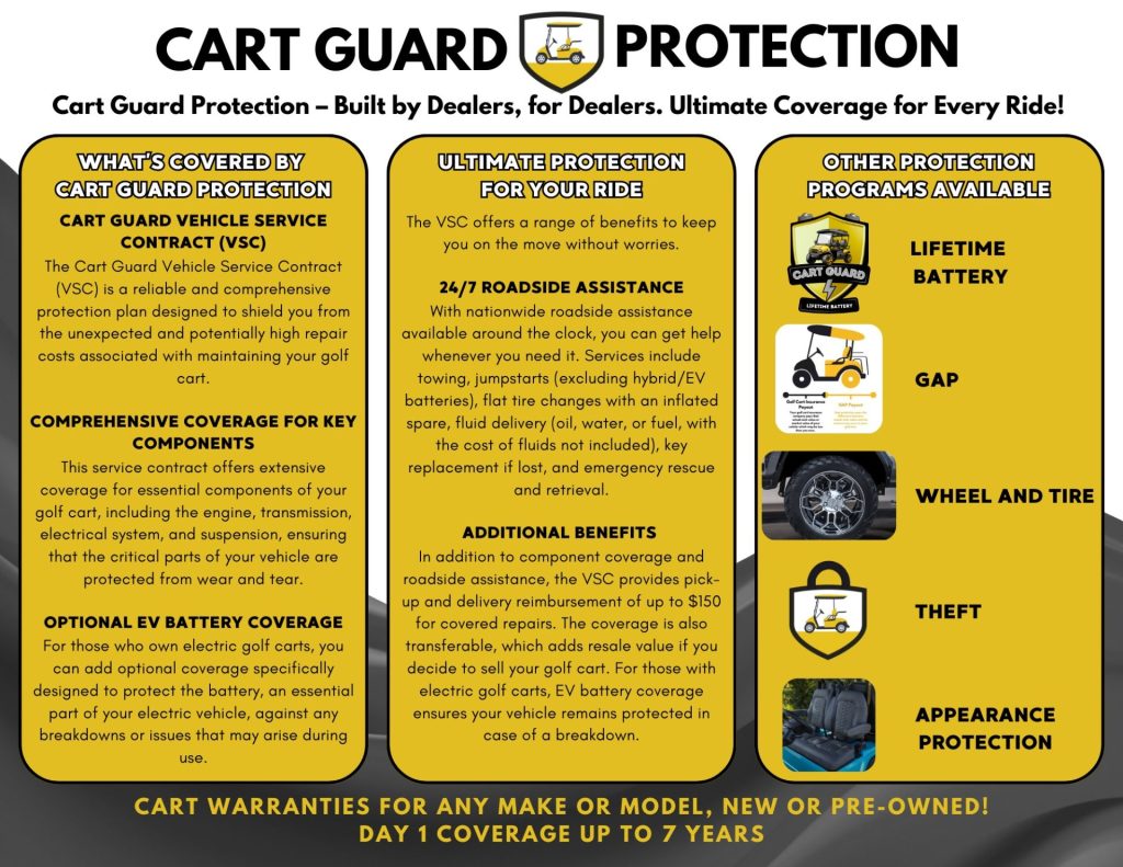 Cart Guard vehicle service contract details and benefits